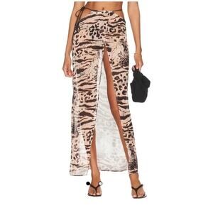 LOVEWAVE Cover Up-Skirt Women Sz S Paradiso Mesh Fairy Feminine Cottagecore Boho